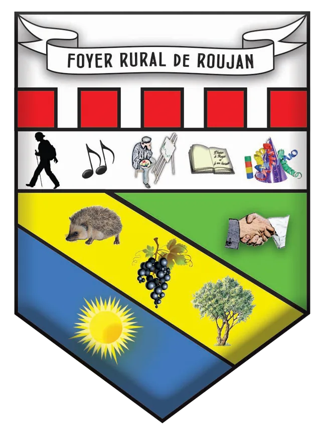 Blason du Foyer rural de Roujan